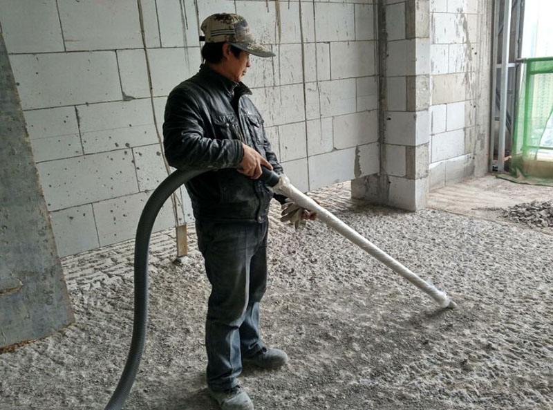 PKB-40使用于某建筑工地清洁作业